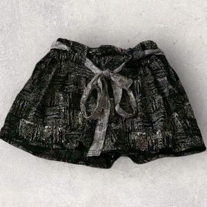 Japna • Black & White Shorts With Tie • XS